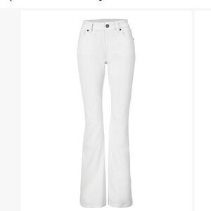CAbi  White lightweight Trouser Jeans with a little stretch size 4- EUC